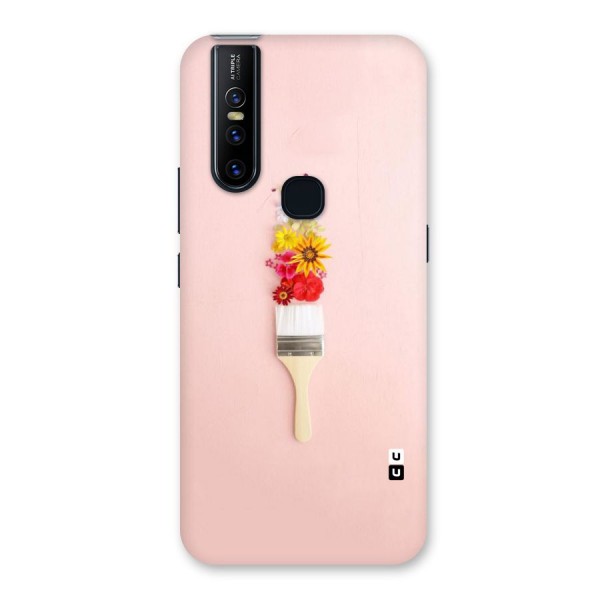 Painted Flowers Back Case for Vivo V15