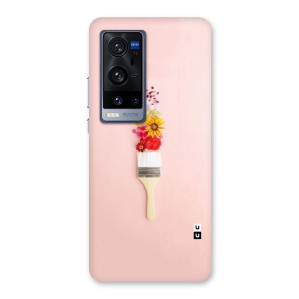 Painted Flowers Back Case for Vivo X60 Pro Plus