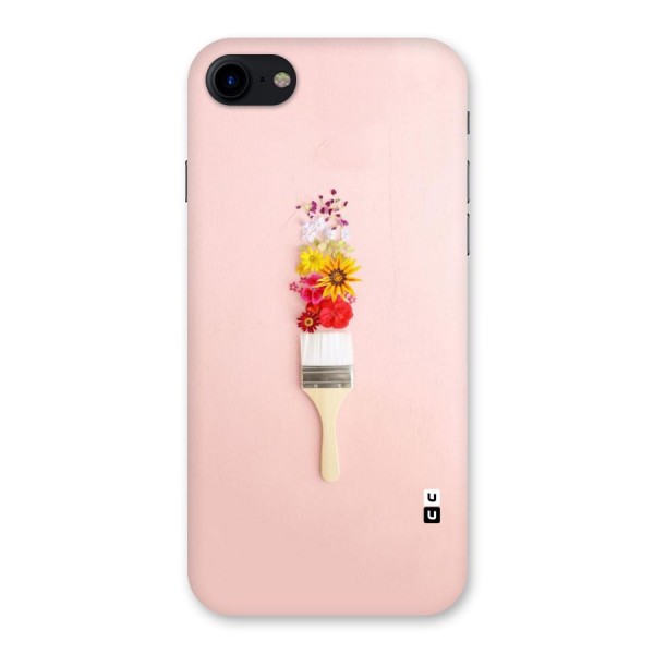 Painted Flowers Back Case for iPhone SE 2020