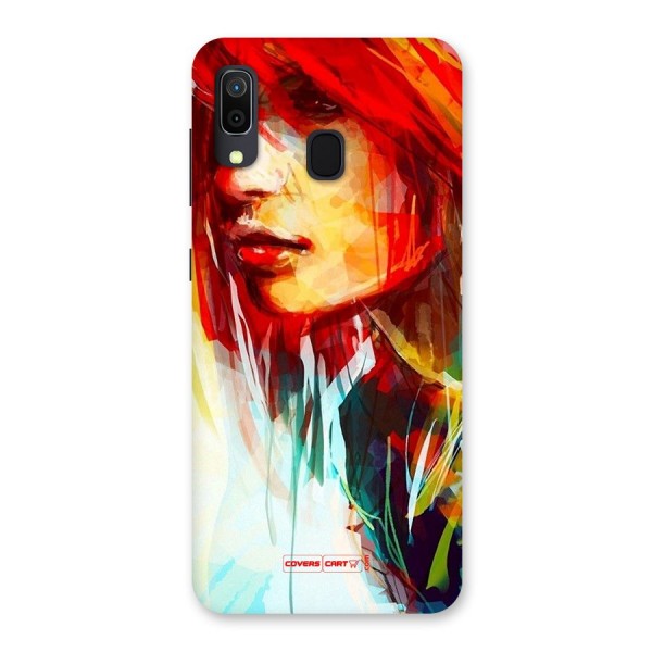 Painted Girl Back Case for Galaxy A20