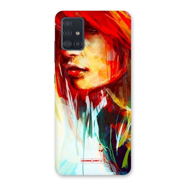 Painted Girl Back Case for Galaxy A51