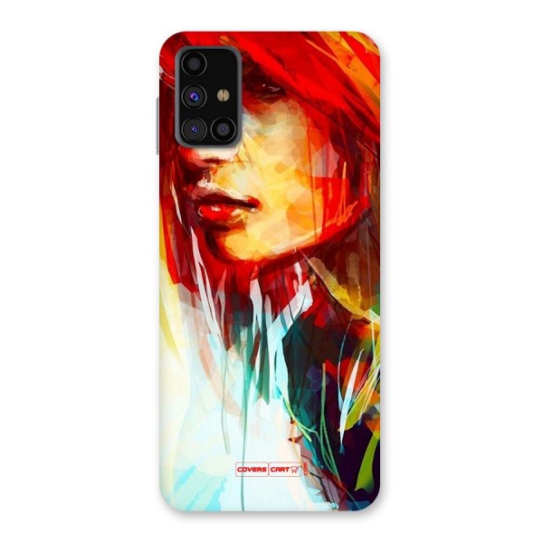 Painted Girl Back Case for Galaxy M31s