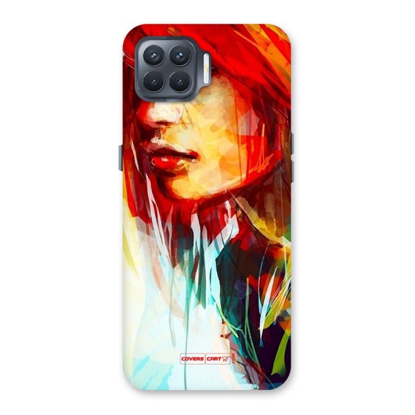 Painted Girl Back Case for Oppo F17 Pro