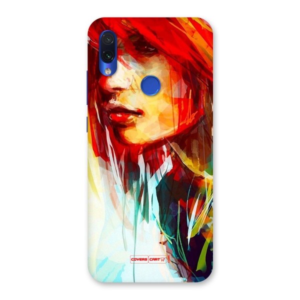 Painted Girl Back Case for Redmi Note 7