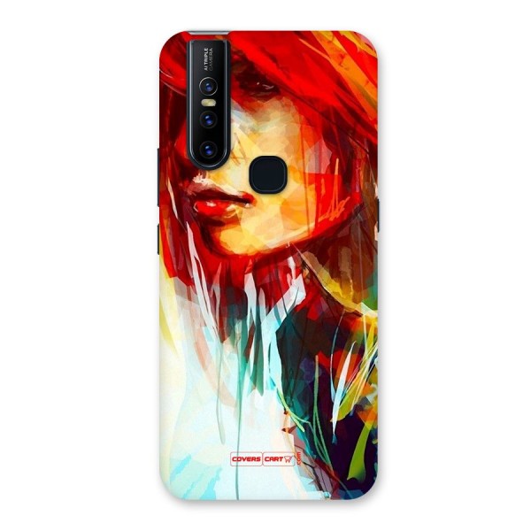 Painted Girl Back Case for Vivo V15