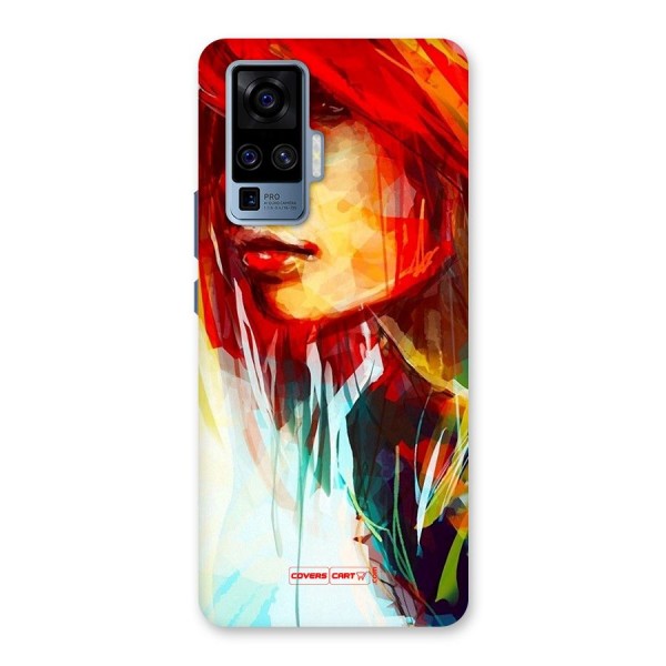 Painted Girl Back Case for Vivo X50 Pro