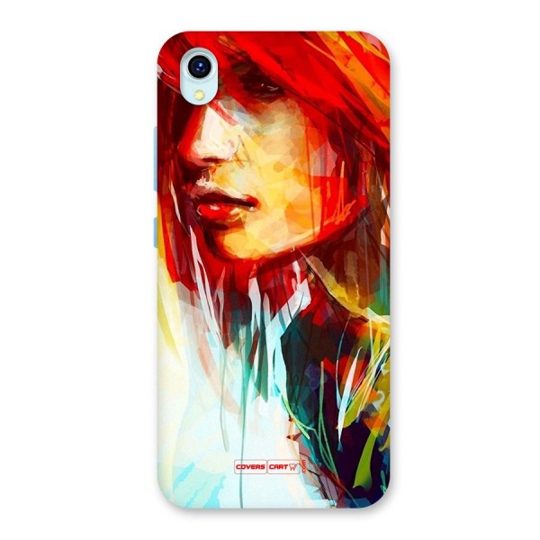 Painted Girl Back Case for Vivo Y1s