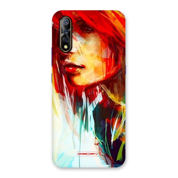 Painted Girl Back Case for Vivo Z1x