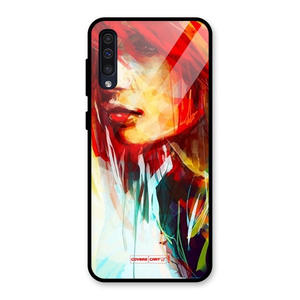 Painted Girl Glass Back Case for Galaxy A50s