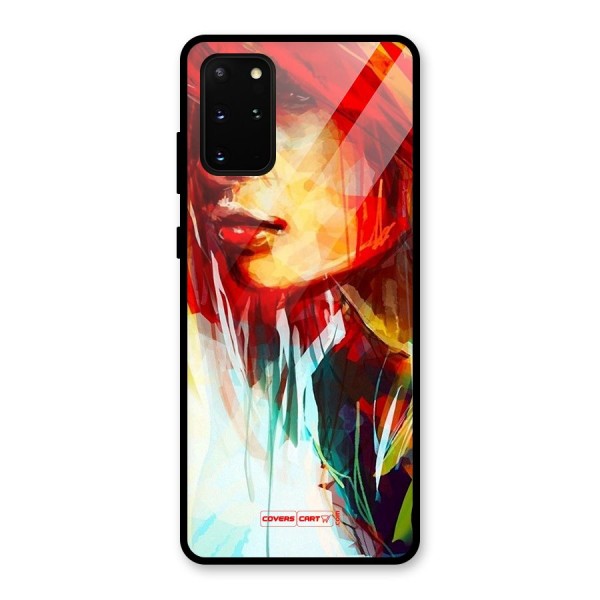 Painted Girl Glass Back Case for Galaxy S20 Plus