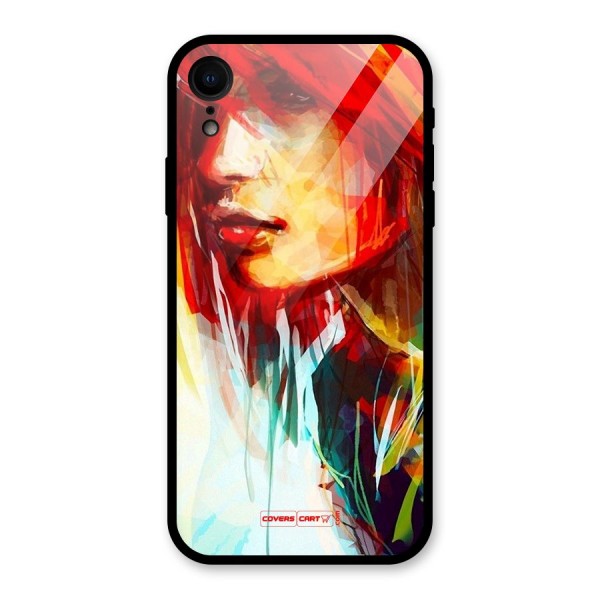 Painted Girl Glass Back Case for XR