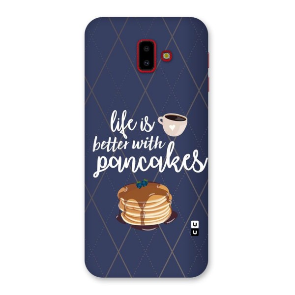 Pancake Life Back Case for Galaxy J6 Plus