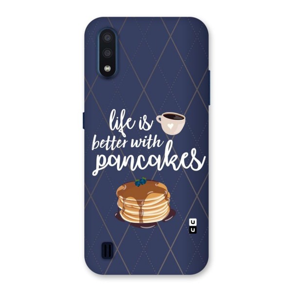 Pancake Life Back Case for Galaxy M01