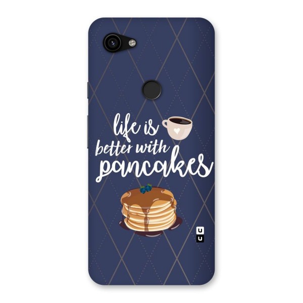 Pancake Life Back Case for Google Pixel 3a XL