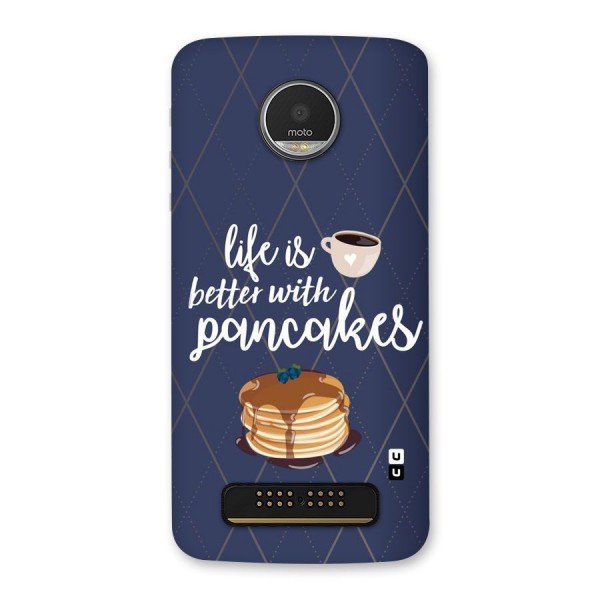 Pancake Life Back Case for Moto Z Play