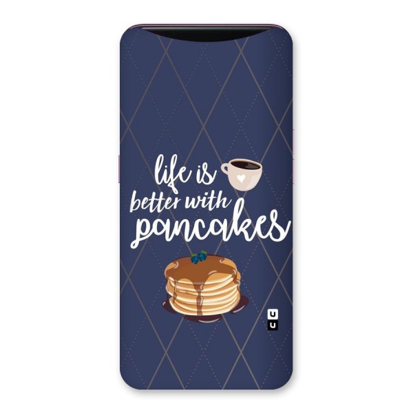 Pancake Life Back Case for Oppo Find X