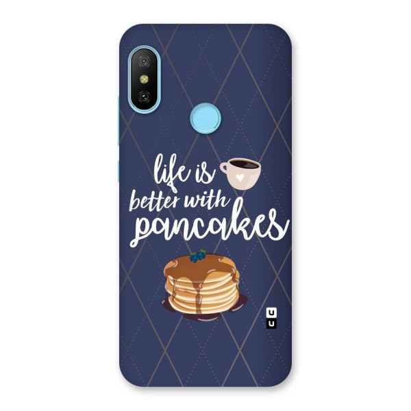 Pancake Life Back Case for Redmi 6 Pro