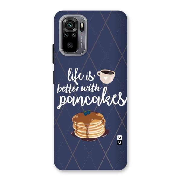 Pancake Life Back Case for Redmi Note 10