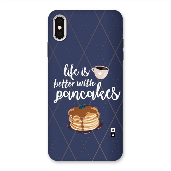 Pancake Life Back Case for iPhone XS Max