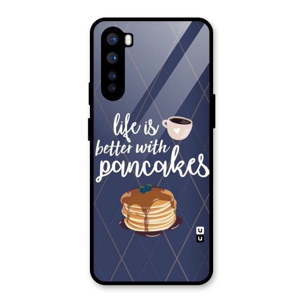 Pancake Life Glass Back Case for OnePlus Nord