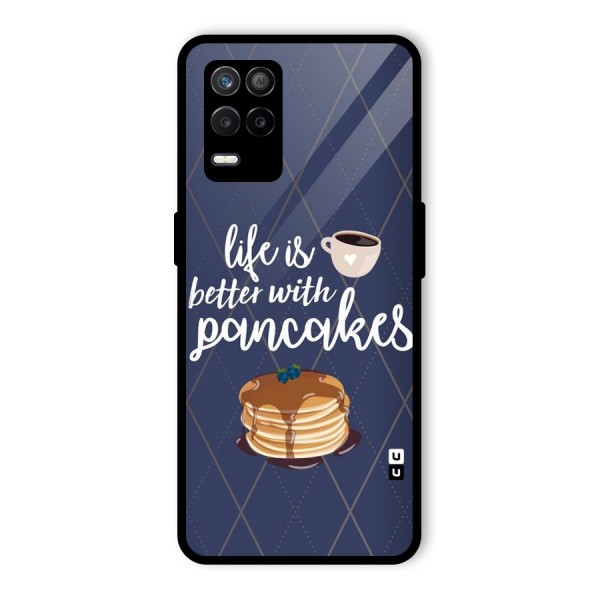 Pancake Life Glass Back Case for Realme 9 5G