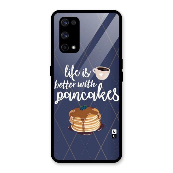 Pancake Life Glass Back Case for Realme X7 Pro