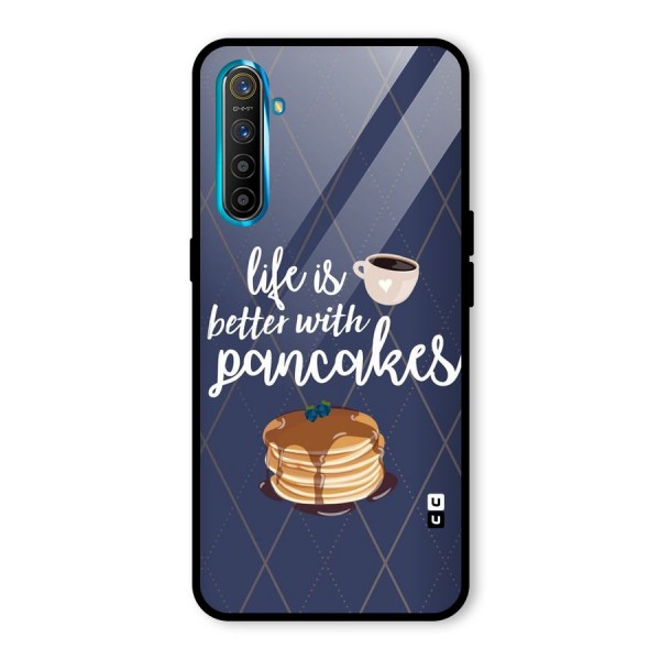 Pancake Life Glass Back Case for Realme XT