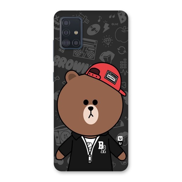 Panda Brown Back Case for Galaxy A51