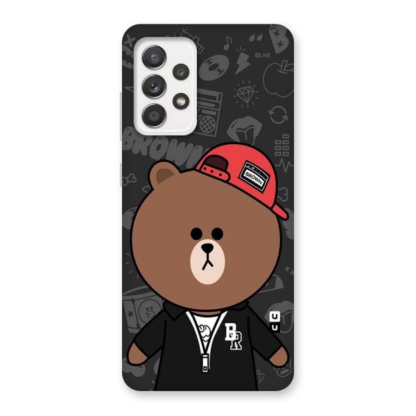 Panda Brown Back Case for Galaxy A52