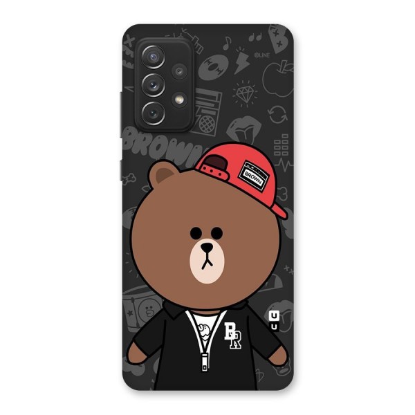 Panda Brown Back Case for Galaxy A72