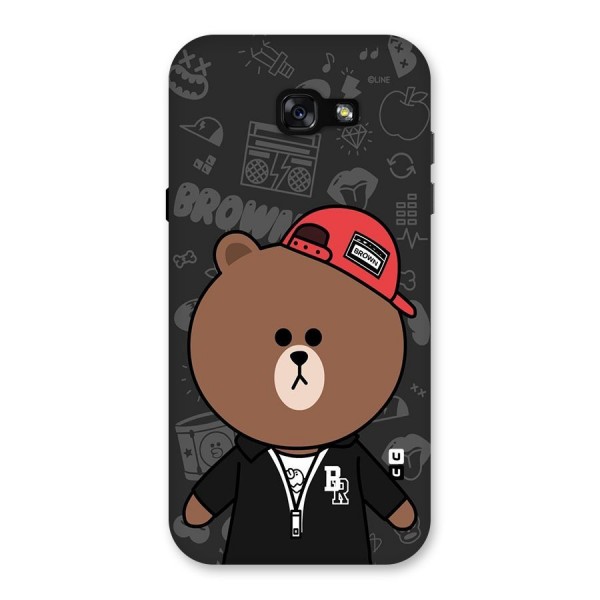 Panda Brown Back Case for Galaxy A7 (2017)