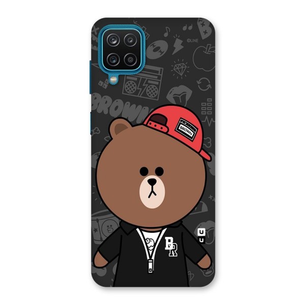 Panda Brown Back Case for Galaxy F12