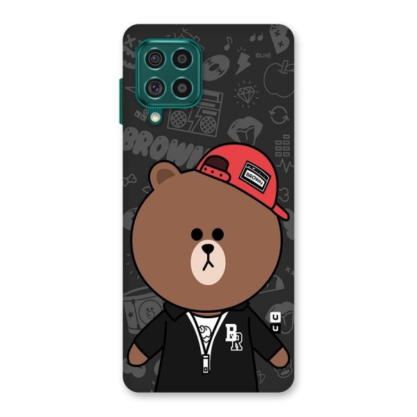 Panda Brown Back Case for Galaxy F62