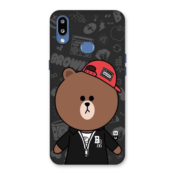 Panda Brown Back Case for Galaxy M01s