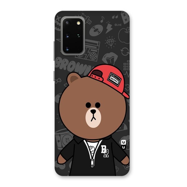 Panda Brown Back Case for Galaxy S20 Plus