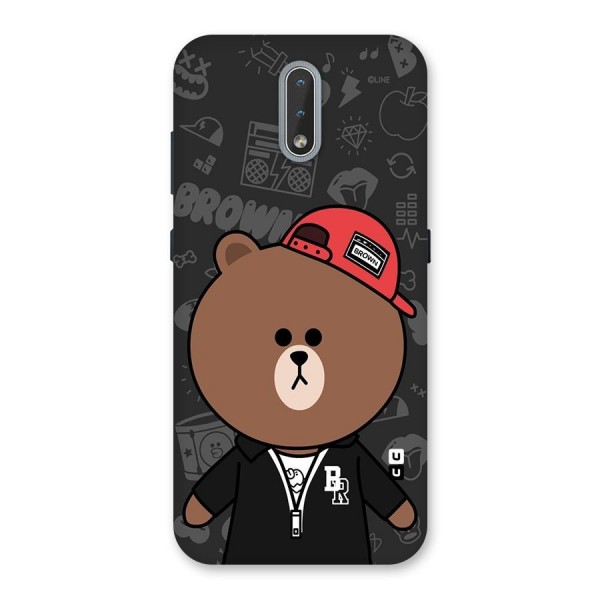 Panda Brown Back Case for Nokia 2.3