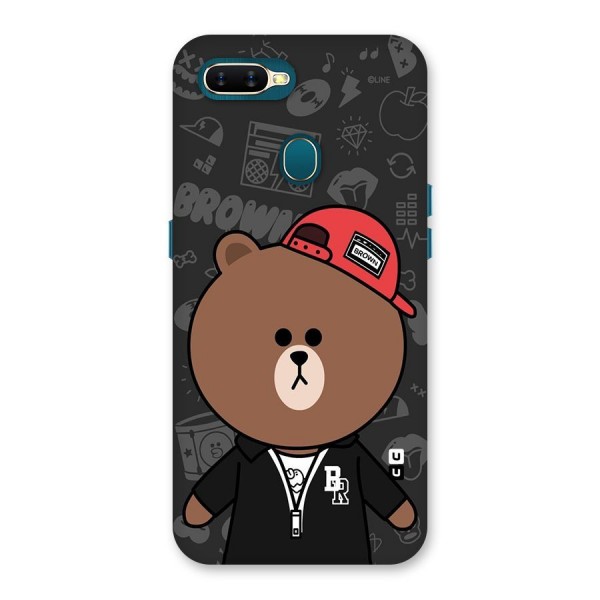 Panda Brown Back Case for Oppo A12