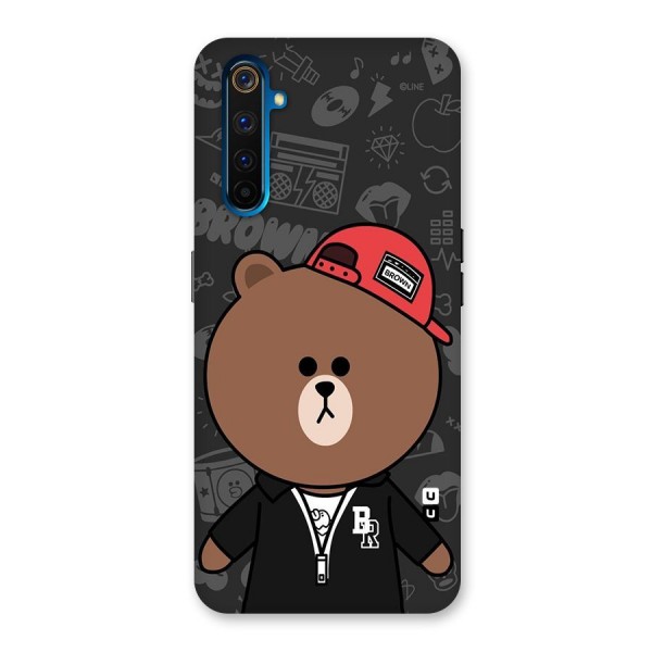 Panda Brown Back Case for Realme 6 Pro