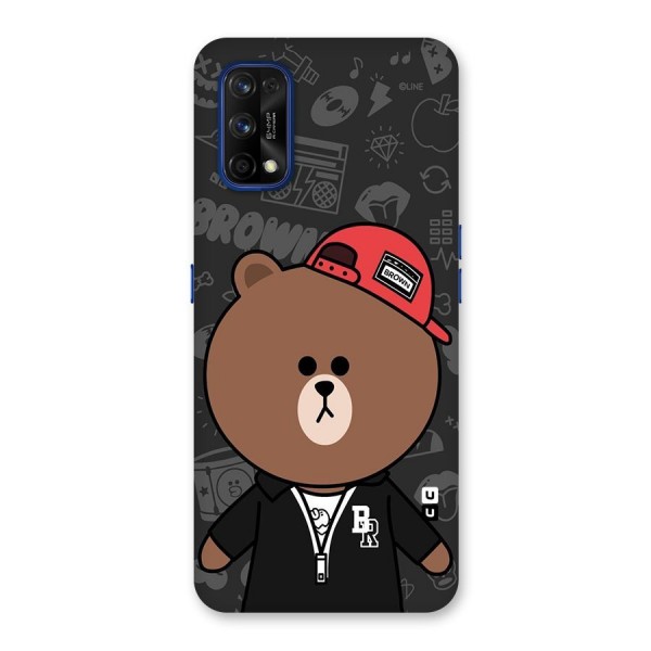 Panda Brown Back Case for Realme 7 Pro