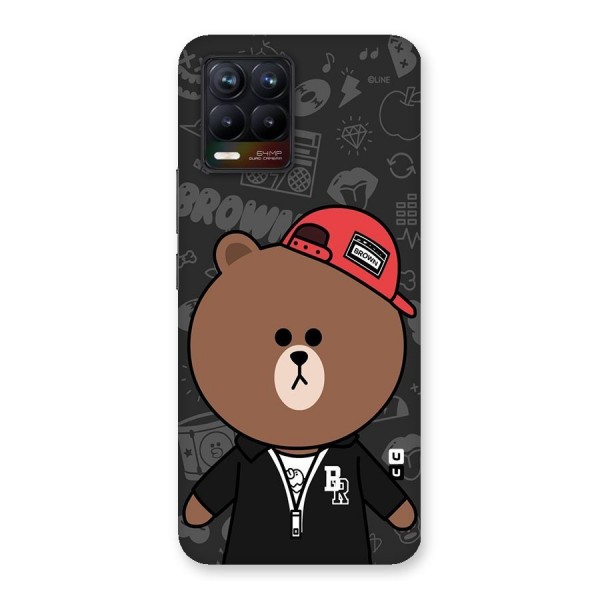 Panda Brown Back Case for Realme 8