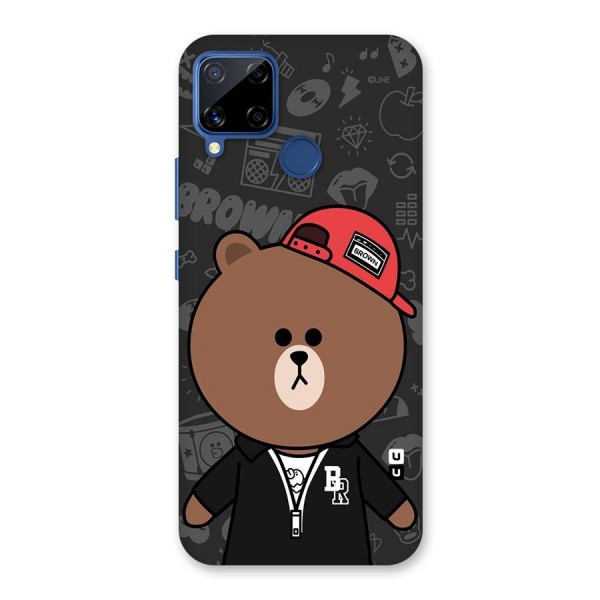 Panda Brown Back Case for Realme C12