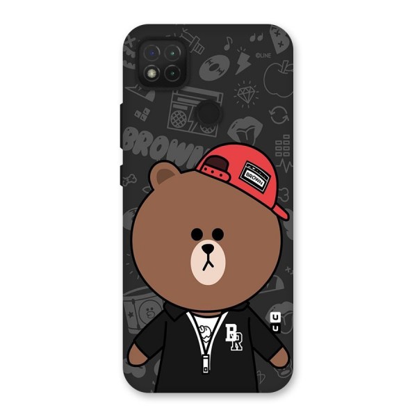 Panda Brown Back Case for Redmi 9C