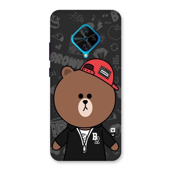 Panda Brown Back Case for Vivo S1 Pro