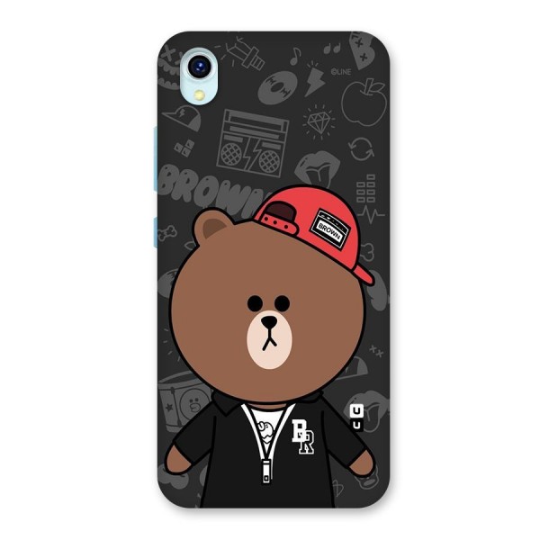 Panda Brown Back Case for Vivo Y1s