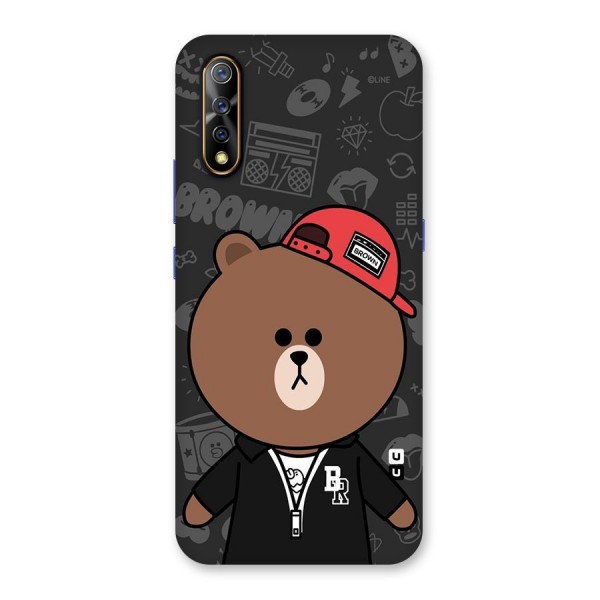 Panda Brown Back Case for Vivo Z1x