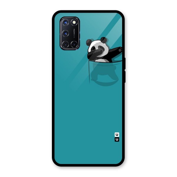 Panda Dabbing Away Glass Back Case for Oppo A52