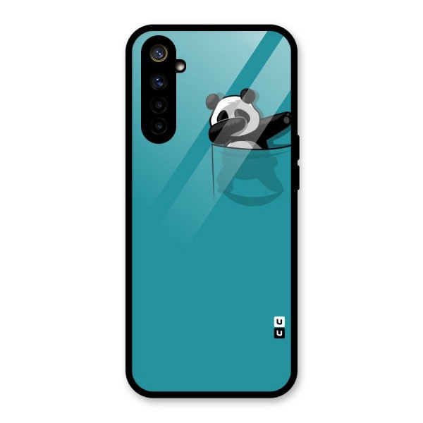 Panda Dabbing Away Glass Back Case for Realme 6