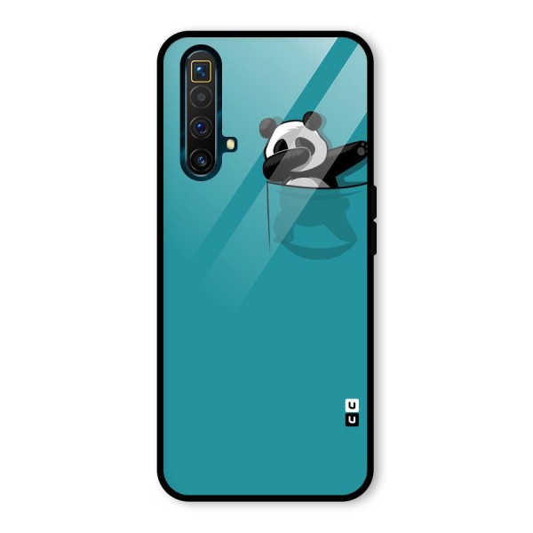 Panda Dabbing Away Glass Back Case for Realme X3