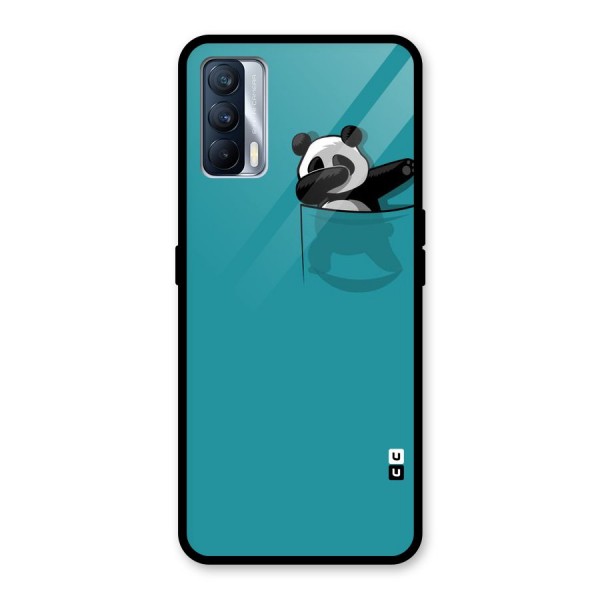 Panda Dabbing Away Glass Back Case for Realme X7
