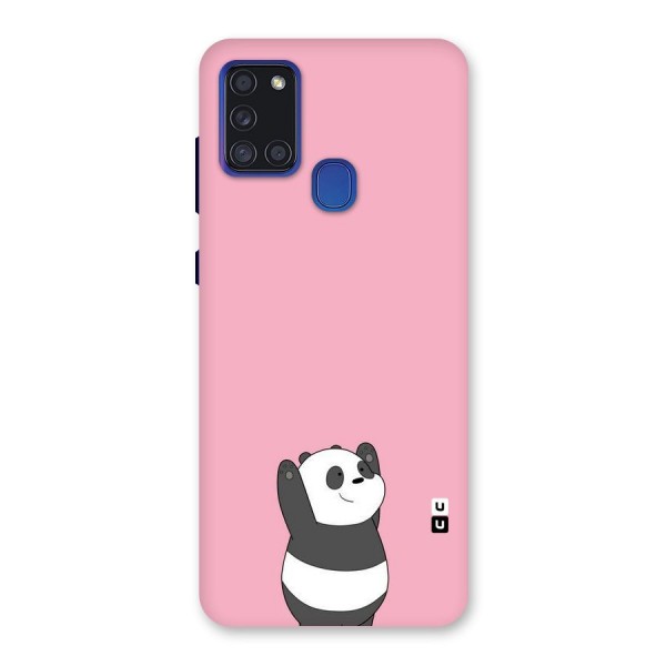 Panda Handsup Back Case for Galaxy A21s